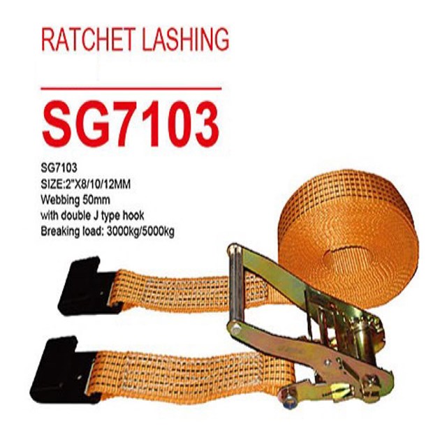 SG7103 Type Ratchet Lashing with double Jtype hook