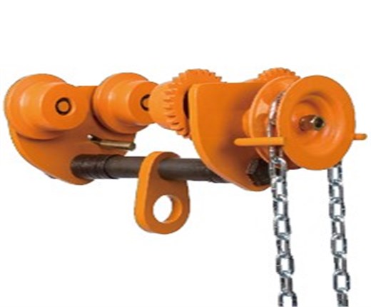 0.5T - 30T Push Travel Trolley Chain Sling Geared Trolley