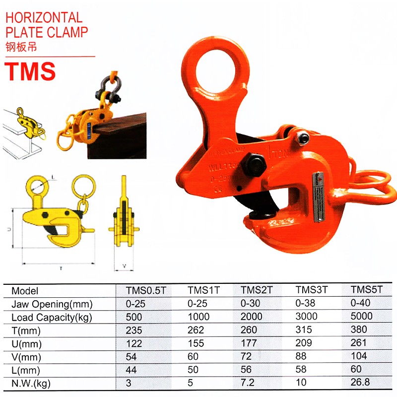 TMS type Horizontal Plate Clamp